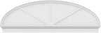 80" W x 26-7/8"H x 2-3/4"P Elliptical 3 Spoke Architectural Grade PVC Combination Pediment