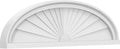 34" W x 9-1/2"H x 2" P Elliptical Sunburst Architectural Grade PVC Pediment