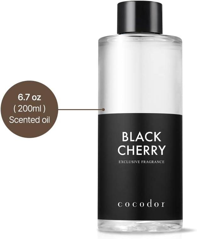 COCODOR Reed Diffuser Oil Refill/Freesia&Pear /200ml / 1 Pack/Aromatherapy, Home Fragrance, Scented Oils, Oils for Reed Diffuser, Bathroom Home Decor