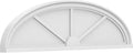 44" W x 12" H x 2" P Elliptical 3 Spoke Architectural Grade PVC Pediment