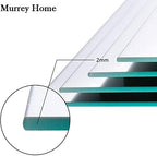 Murrey Home Wall Mirror for Home Gym Mirror, Full Length Mirrors Wall Mounted, Frameless Full Body Mirror Tiles for Wall, Door, Garage, 12" x12PCS