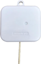 BinkeGG Play (Castle in The Sky (Carrying You)) White Plastic Pull String Cord Music Box with Sankyo Musical Movement (65 Tunes Option)