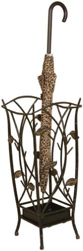 Oil Rubbed Bronze Metal Vine Umbrella Stand
