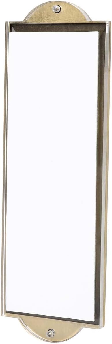 BRTAGG Metal Mezuzah For Door, Install Use Double-sided Tape, 6" High by 2" Wide for Front Door, Blessing House, Bless People, English Scripture, Easy Peel and Stick Mezuzahs Cover Jewish Gifts