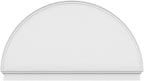 74"W x 43-3/4"H x 2-3/4"P Half Round Smooth Architectural Grade PVC Combination Pediment