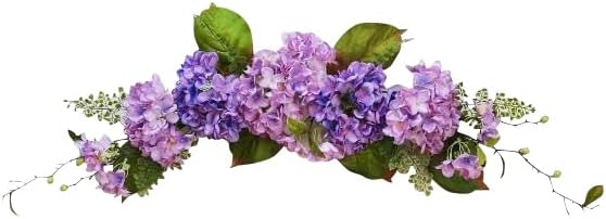 26" Purple Hydrangea Swag