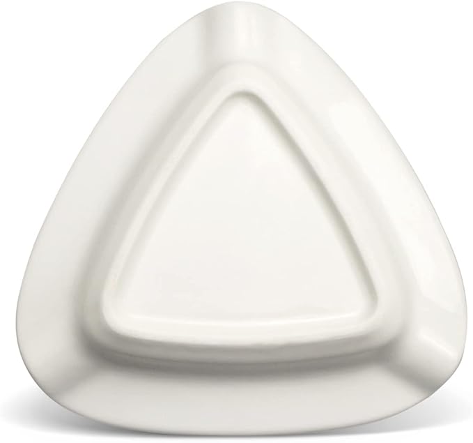 Cigar Ashtray - Premium Triangle Design for Indoor/Outdoor Use, Large Capacity, Elegant Rest for Cigar Lovers, Perfect for Patio, Home, or Office
