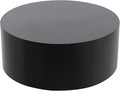 Round Display Pedestal Stand, Event Decor Display Plinth Stands, Bridal Shop Cylinder Plinth Raiser Table, Party Event Decor Circle Pedestal Stand for Boutiques Model Air Conditioner Heightening (Black, 19.7*7.9in)