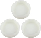 HOWDIA Silicone Ashtray Luminous Ash Tray, Small Ashtrays for Outside Patio Glow in the Dark Ashtray Cute Home Ash Trays High Temperature Heat Resistant, 3 Pack