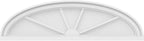Ekena Millwork 34"W x 9-1/2"H x 2"P Elliptical 4 Spoke Architectural Grade PVC Pediment