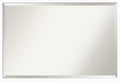 Amanti Art White Wall Mirror 25x37 Svelte White Rectangle Bathroom Mirror for Wall Decor Living Room, Large Modern Wood Frame, Hangs Horizonally and Vertically, Bathroom Decor, Beveled Edge