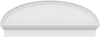 44" W x 17-7/8"H x 2-3/4"P Elliptical Smooth Architectural Grade PVC Combination Pediment