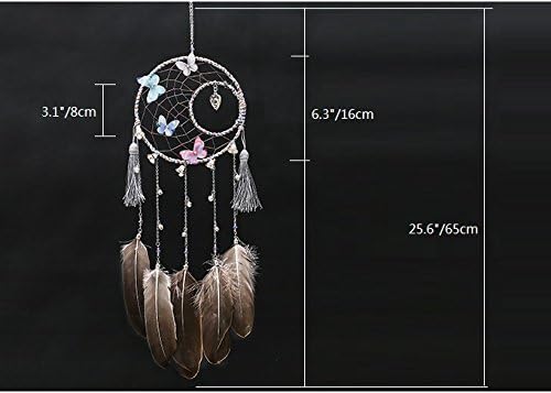 Handmade Antique Bells Exquisite Heart Butterfly Moon Dream Catcher Home Hanging …