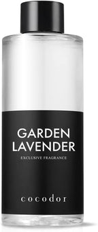 COCODOR Reed Diffuser Oil Refill/Garden Lavender/6.7oz(200ml)/1 Pack/Aroma Therapy, Home Fragrance, Scented Oils, Oils for Reed Diffuser