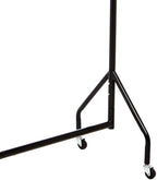 Amazon Basics Heavy Duty Portable Rolling Garment Rack, Hanging Clothes Organizer Rail for Display and Storage, Easy to Assemble, 19 x 60 x 48 inches, Black