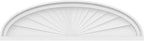 34" W x 9-1/2"H x 2" P Elliptical Sunburst Architectural Grade PVC Pediment