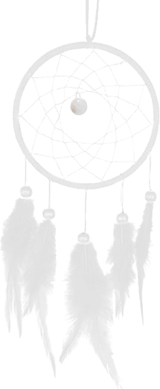 PATIKIL DIY Modern Dream Catcher Kit, White, 4.7 Inch, Customizable, Kid, Unisex