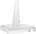 Alice Lane Lucite Galerie Art Stand Home Collection — Clear Acrylic Art Display Stand Lends a Minimalist Touch — Sturdy, Elongated Stand with Square Block Base — Home Décor