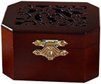 WESTONETEK Vintage Wood Carved Mechanism Musical Box Wind Up Music Box Gift for Christmas/Birthday/Valentine's Day, Melody for Elise