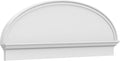 58" W x 21-3/8"H x 2-3/4"P Elliptical Smooth Architectural Grade PVC Combination Pediment