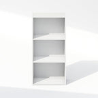 Furinno Reed Closet Organizers and Storage, 3-Tier Closet Organizer, Open Shelf Closet Storage, for Wardrobe, Bedroom, Living Room, White