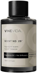 VINEVIDA [4 Fl Oz] Cuban Tobacco Fragrance Oil for Cold Air Diffusers, Essential Oils for Diffuser Oil Refill & Air Freshener Room Spray
