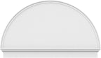 58"W x 35-3/4"H x 2-3/4"P Half Round Smooth Architectural Grade PVC Combination Pediment