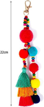 6Pcs Handcrafted Decorative Tassels for DIY Craft Home Décor Handmade Tassels Blue