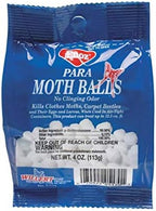 para Moth Balls Kills Clothes Moths and Carpet Beetles, 4 oz Bag (2 Pack)