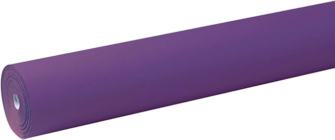 Fadeless Bulletin Board Paper, Fade-Resistant Paper for Classroom Decor, 48” x 200’, Violet, 1 Roll