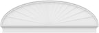 74" W x 25-3/8"H x 2-3/4"P Elliptical Sunburst Architectural Grade PVC Combination Pediment