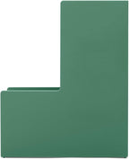Poppin Magazine Holder - Durable Hard Plastic Magazine and File Organizer, Lacquer-Like Finish, Desk Organizer, Multiple Colors Available (Sage)
