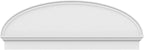 58" W x 21-3/8"H x 2-3/4"P Elliptical Smooth Architectural Grade PVC Combination Pediment