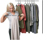 Sharpty Plastic Hangers Clothes Hangers for Clothing, Closet, Coats & Shirts - Durable & Space Saving - for Everyday Standard Use, Room Essentials & Basics - 60 Pack - Black