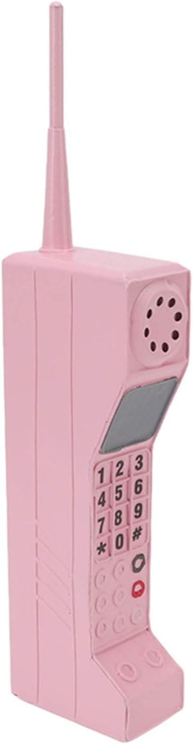 Old Fashioned Cellular Phone Model Ornament Vintage Simulation Photographic Props Desktop Decoration, Retro Cellphone Model Collectible Vehicles Home Decor Accents ()