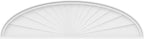 60" W x 16" H x 2" P Elliptical Sunburst Architectural Grade PVC Pediment