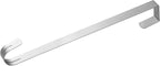 Sattiyrch 15" Wreath Hanger for Front Door,Sturdy Steel Wreath Door Hanger,Over The Door Hanger Hook (Silver,1)