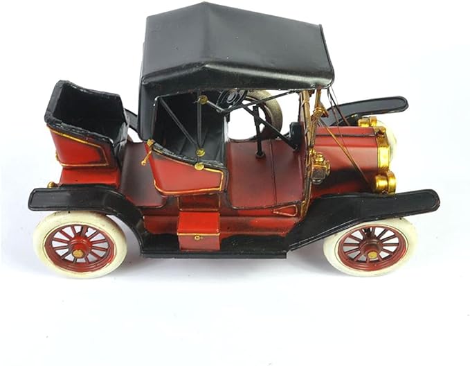 Iron Antique Vintage Car Model Retro Home Decor Collectible Vehicle Hobby Gifts