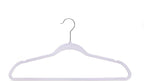 Quality Hangers 160 Pack Non-Velvet Plastic Hangers for Clothes - Heavy Duty Coat Hanger Set - Space-Saving Closet with Chrome Swivel Hook, Functional Non-Flocked Hangers - Cream White