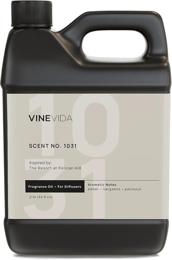 VINEVIDA Scent NO. 1031 Fragrance Oil for Cold Air Diffusers - 32oz (2lbs) - Inspired by: The Resort at Pelican Hill Hotel Fragrance Diffuser Oil - Hotel Scents for Home - Diffuser Oil