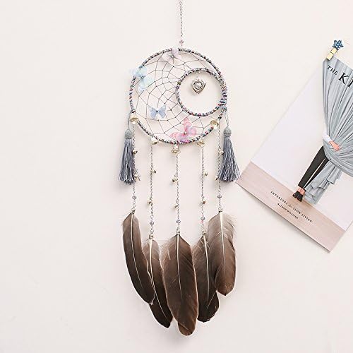 Handmade Antique Bells Exquisite Heart Butterfly Moon Dream Catcher Home Hanging …