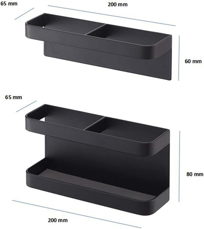 Umbrella Stand Holder Indoor, Magnetic Space Saving Umbrella Stand No Punching, Durable Height Adjusting Wall Mounted Umbrella Holder Rack for Hotel Hallway for Home Office(Black)