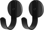 Magnetic Wreath Hanger, Heavy Duty Magnets with Hook for Refrigerator, Christmas Decoration Magnetic Hooks for Metal Front Door, Cruise Hook Hanger for Hanging Cabins Grill Coat