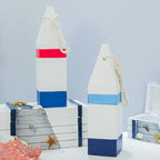 Mediterranean Buoy Ornaments 2 Pack Wooden Buoy Pendants Nautical Themed Wall Decor for Beach House Bedroom Bathroom Fishing Party Decoration 2.75X2.75X10.23In