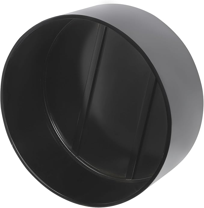 Round Display Pedestal Stand, Event Decor Display Plinth Stands, Bridal Shop Cylinder Plinth Raiser Table, Party Event Decor Circle Pedestal Stand for Boutiques Model Air Conditioner Heightening (Black, 19.7*7.9in)