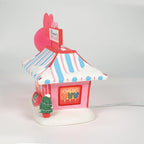 Department 56 Disney Village Minnie Mouse Cotton Candy Shop Lit Building, 7.56 Inch, Multicolor