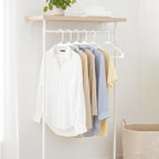 Utopia Home Plastic Hangers 100 Pack - Perfect Space Saving Clothes Hanger - Durable and Strong - Perfect Closet Organizers with Shoulder Grooves (White)