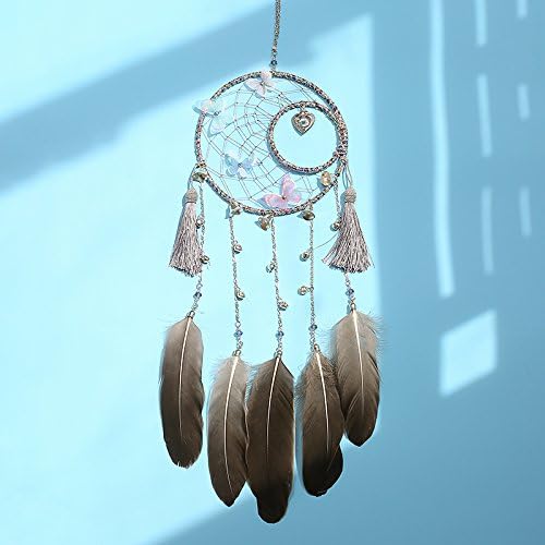 Handmade Antique Bells Exquisite Heart Butterfly Moon Dream Catcher Home Hanging …
