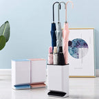 Detachable Umbrella Storage Rack Leakproof Drip Tray Six hole Stand Handle Folding Umbrellas dumping Design Ideal Entryways