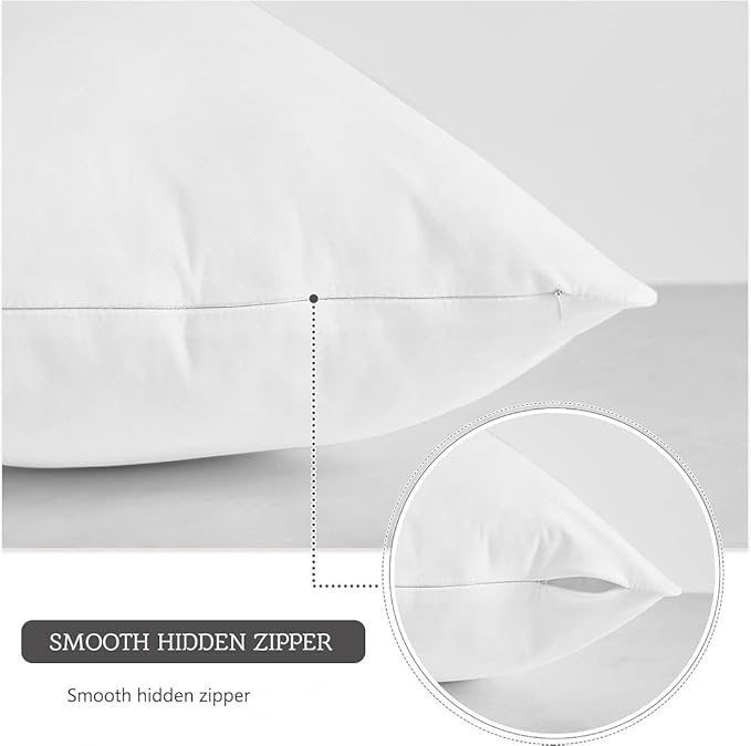 MoonRest® Synthetic Down Alternative 16x34 Lumbar Pillow Insert Form, for Decorative Throw Pillow, Sofa, Cushions, Body and Bed - Pack of 2- Size 16” X 34”